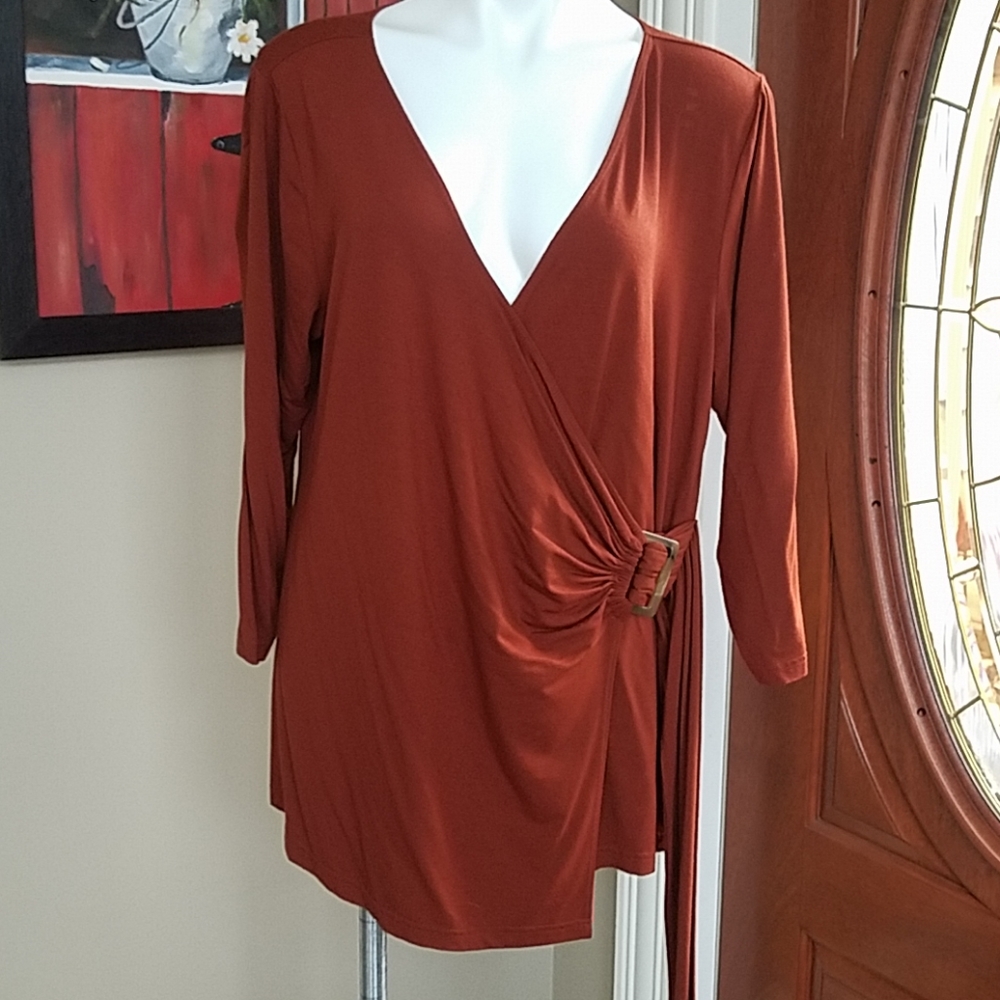 Coldwater Creek faux wrap top 💥 final price